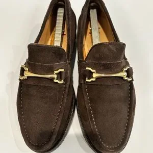 Vintage Gianni Lanetti Collezione Leather Loafers, Crafted in Italy Sz 8 Wide lavorazione artigiana shoes products for sale | eBay main image 4